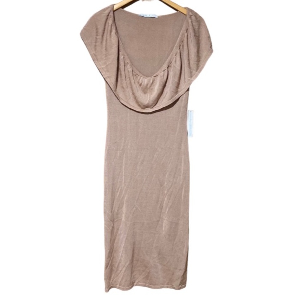 Callahan‎ Ruffle Scoop Neck Dress Size S